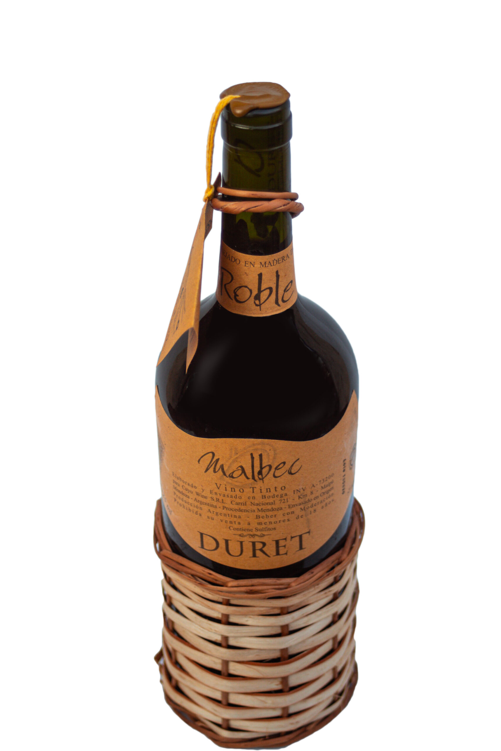 Botellón Mimbrado Malbec 1.125ml